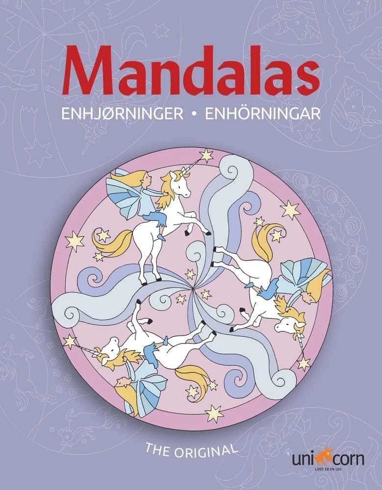 Stelling Mandalas med enhjørninger