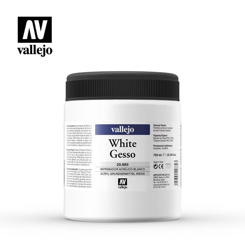 Vallejo Media 750 ml Vallejo White Gesso