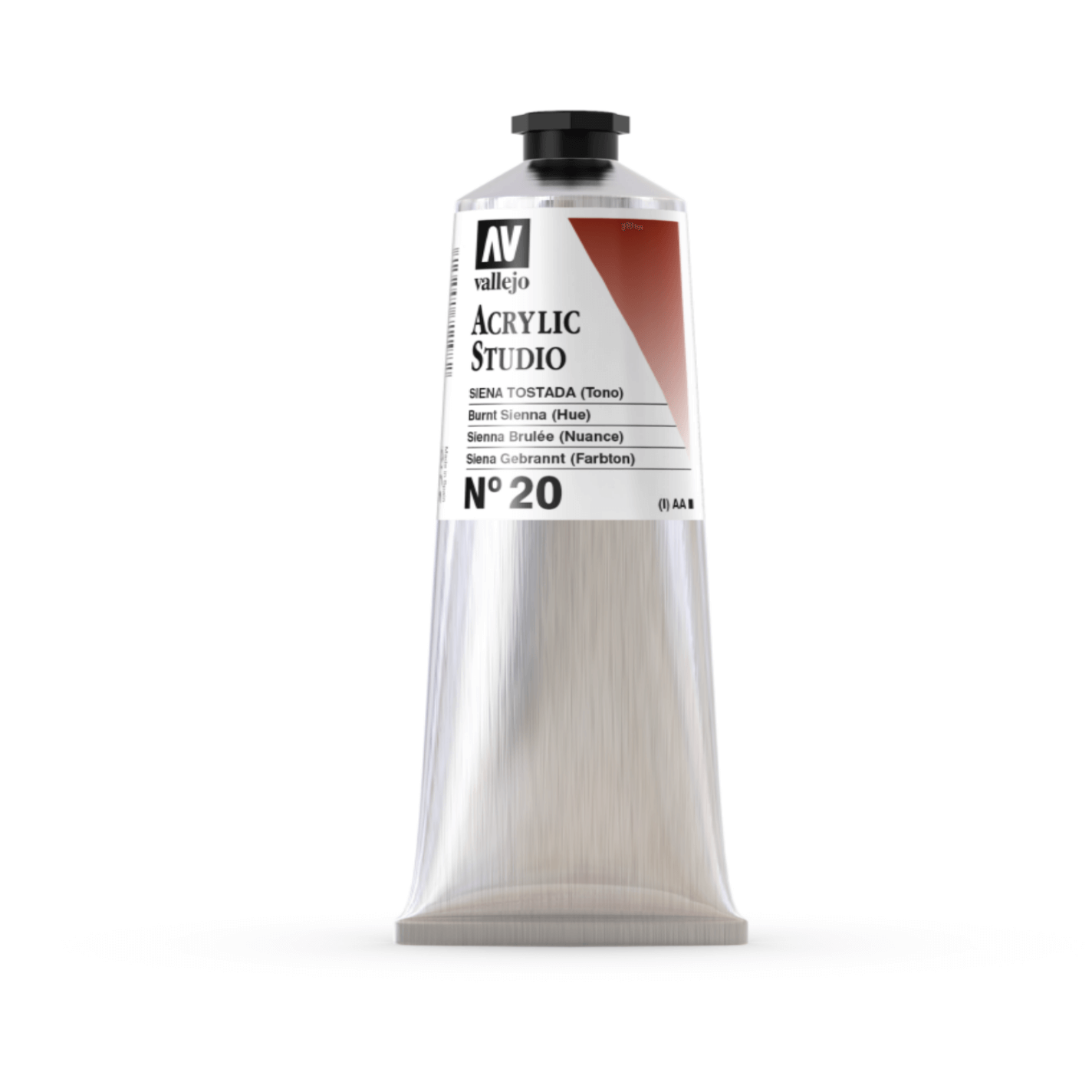 Vallejo Studio 125ml Burnt Sienna