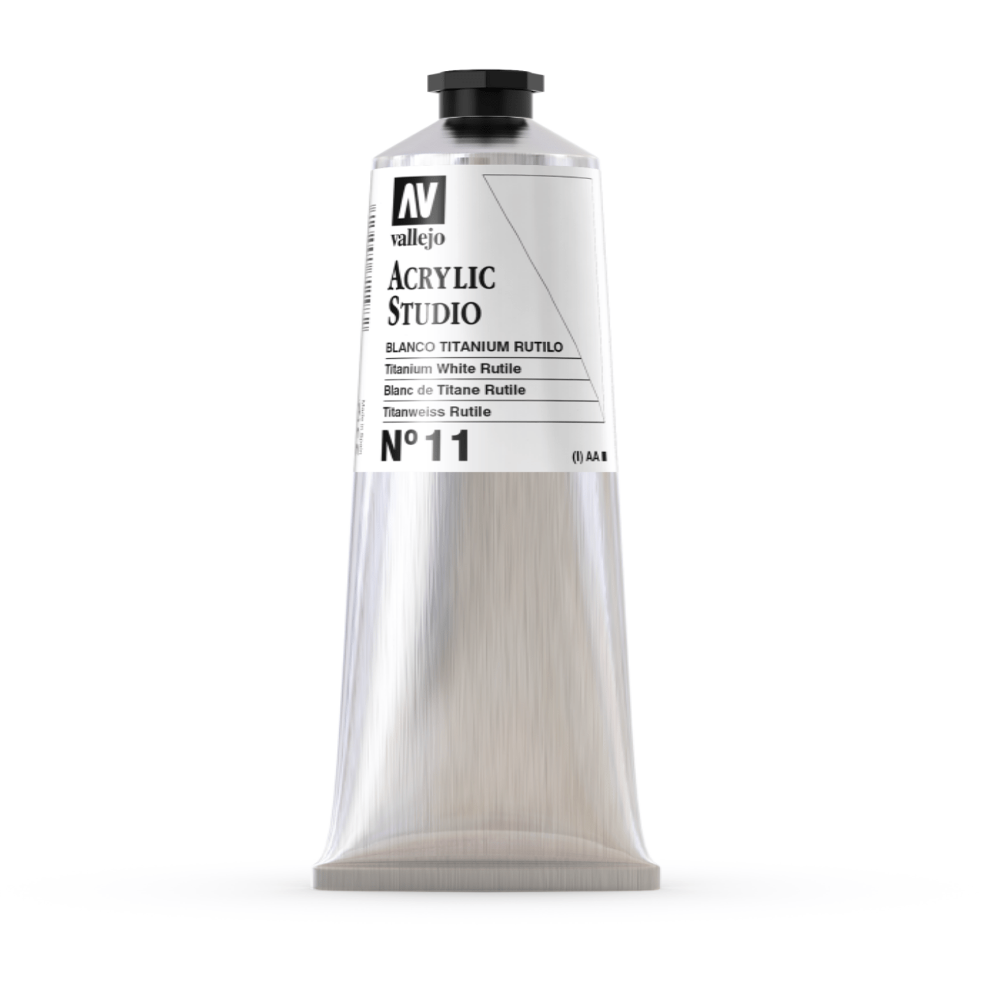 Vallejo Studio 125ml Titanium White Rutile