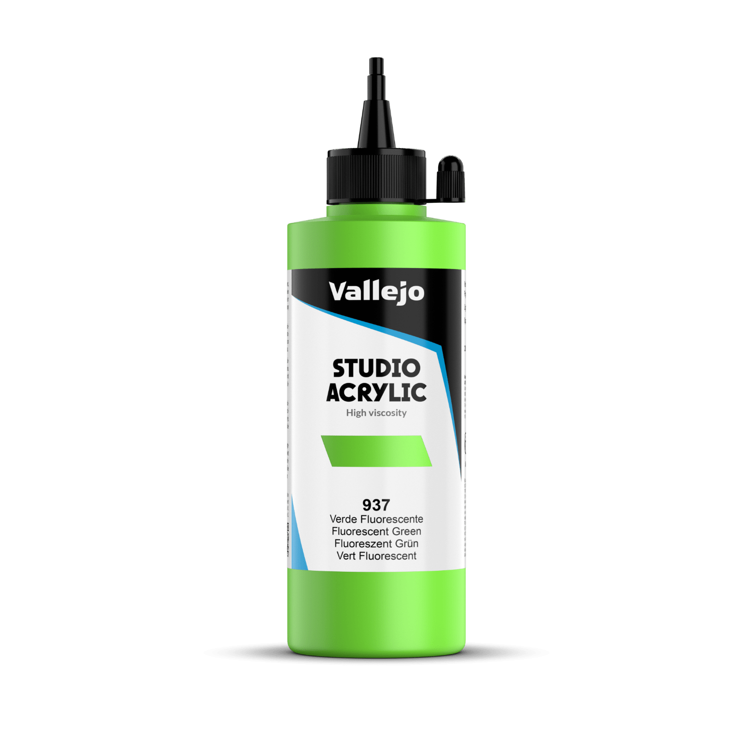 Vallejo Studio 200ml Fluorescent Green