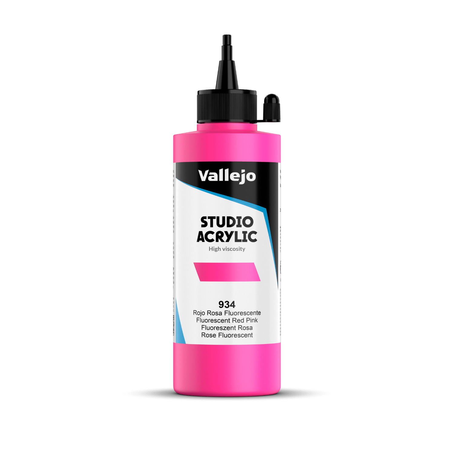 Vallejo Studio 200ml Fluorescent Red Pink