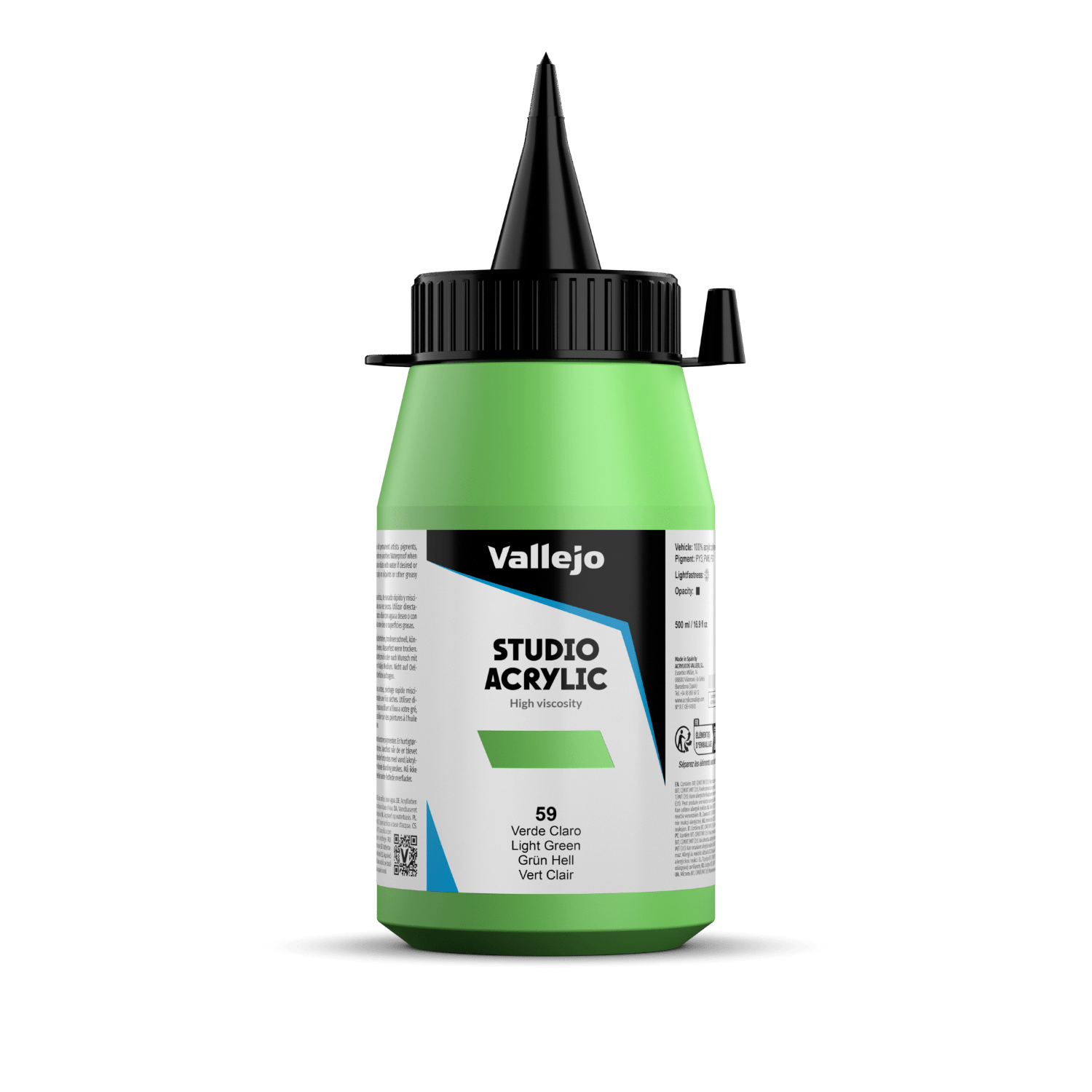 Vallejo Studio 500ml Green Light