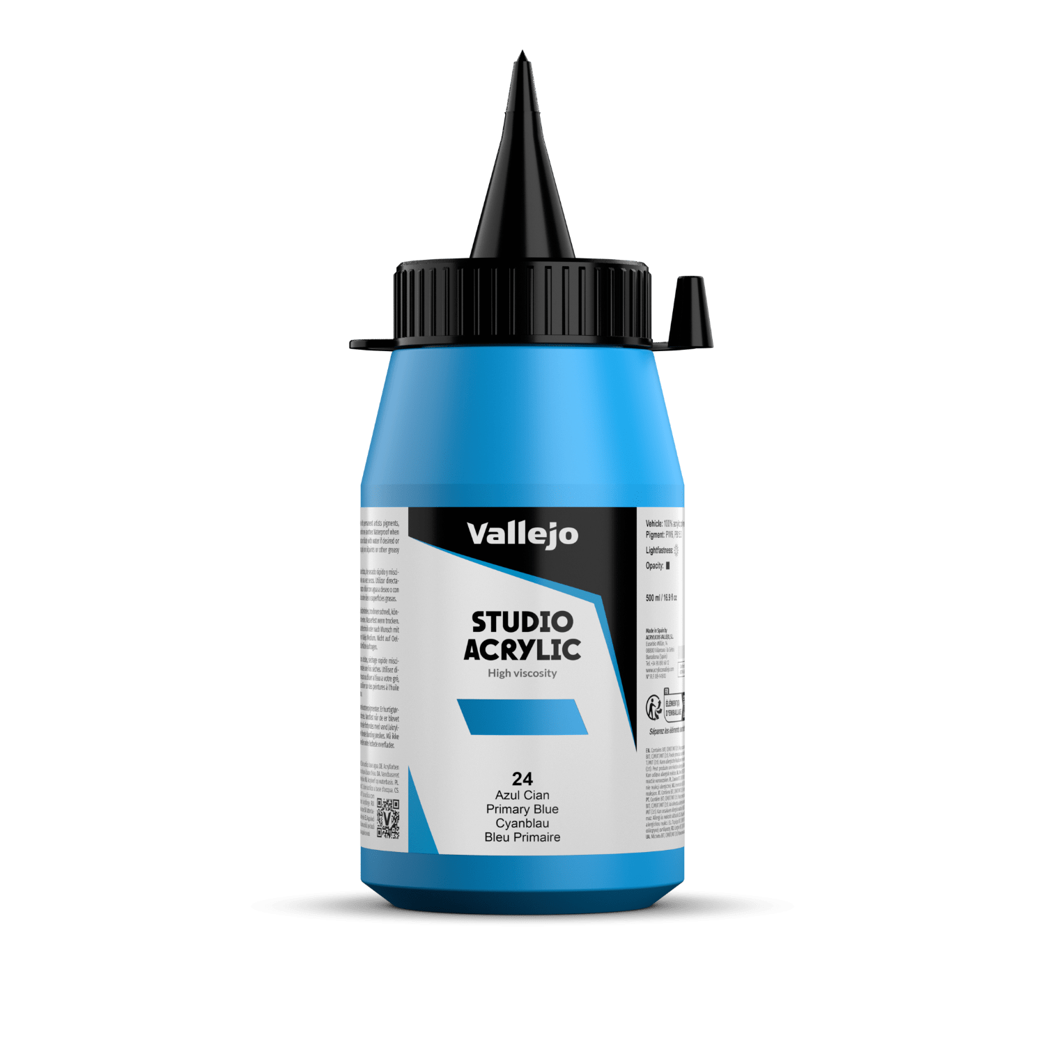 Vallejo Studio 500ml Primary Blue