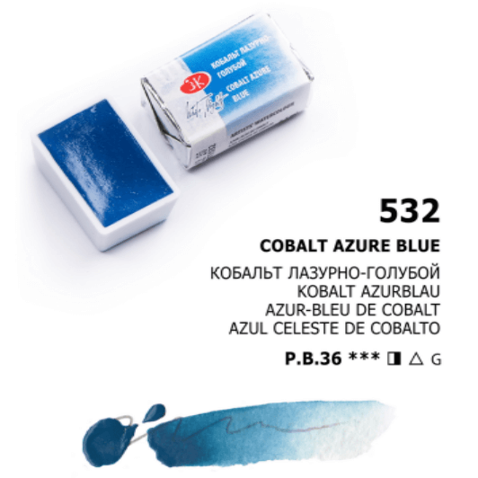 White Nights Akvarelmaling Cobalt Azure Blue