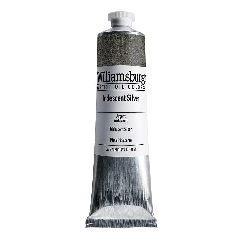 Williamsburg Oliemaling 150ml Iridescent Silver