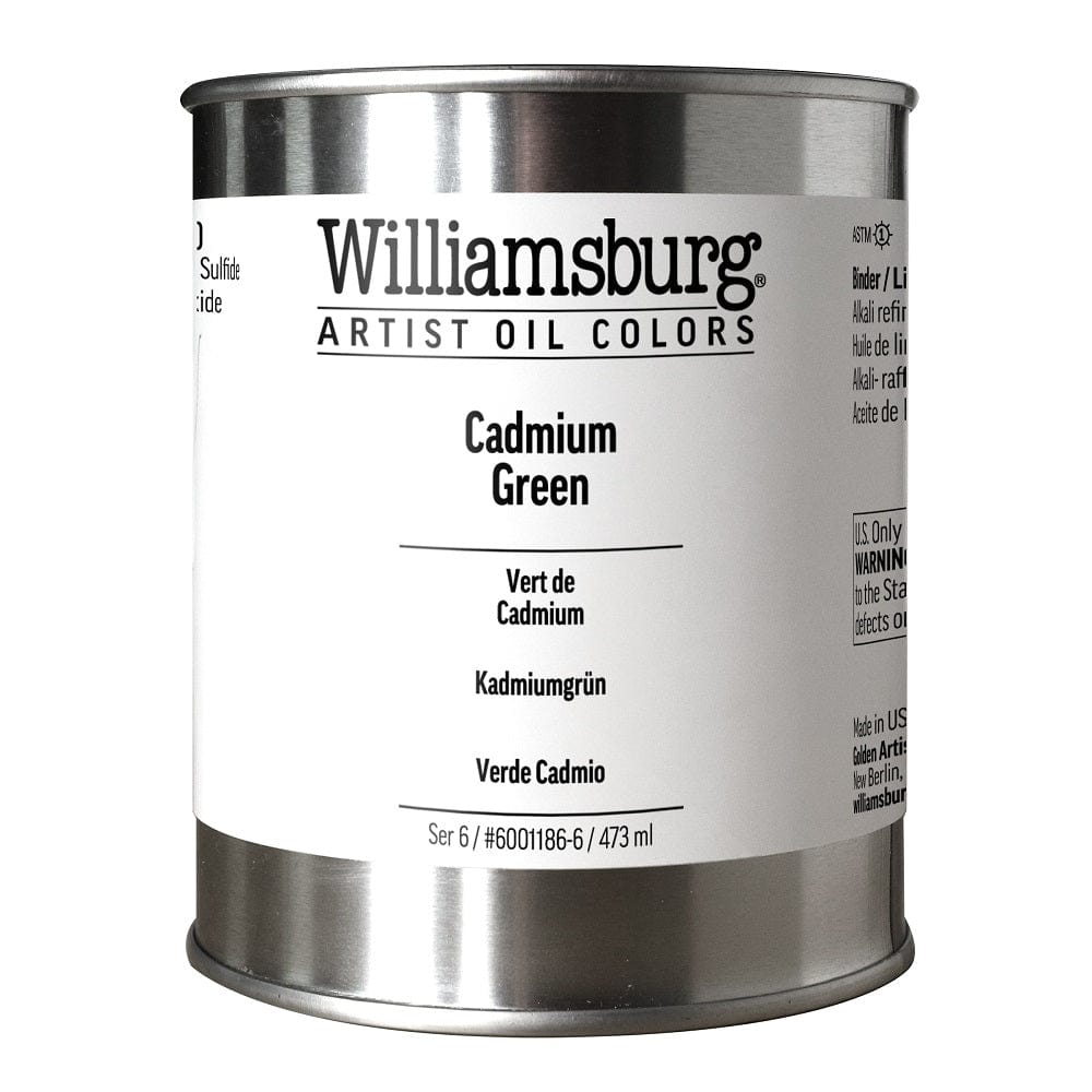 Williamsburg Oliemaling 473 ml Cadmium Green