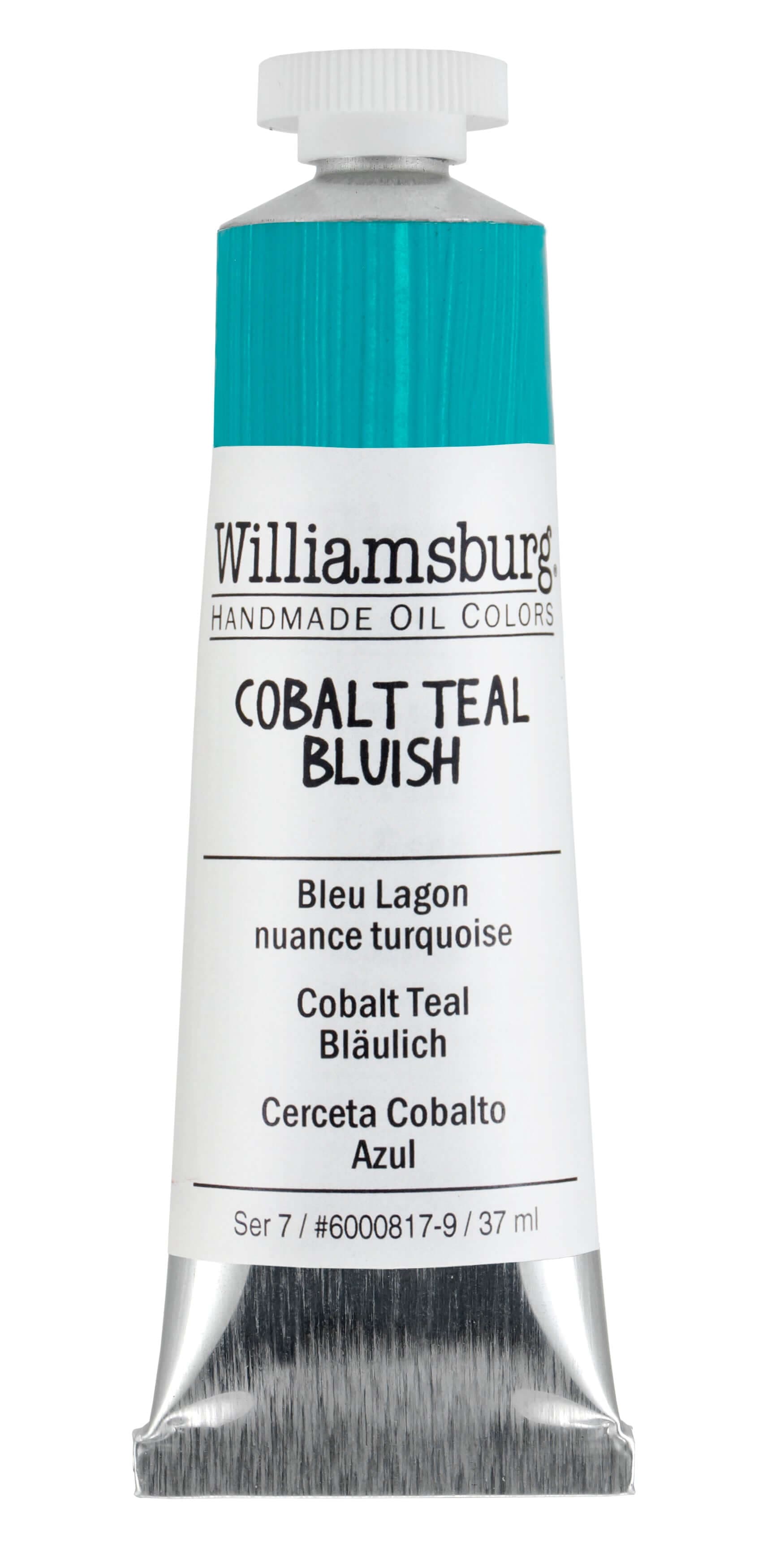Williamsburg Oliemaling Cobalt Teal Bluish