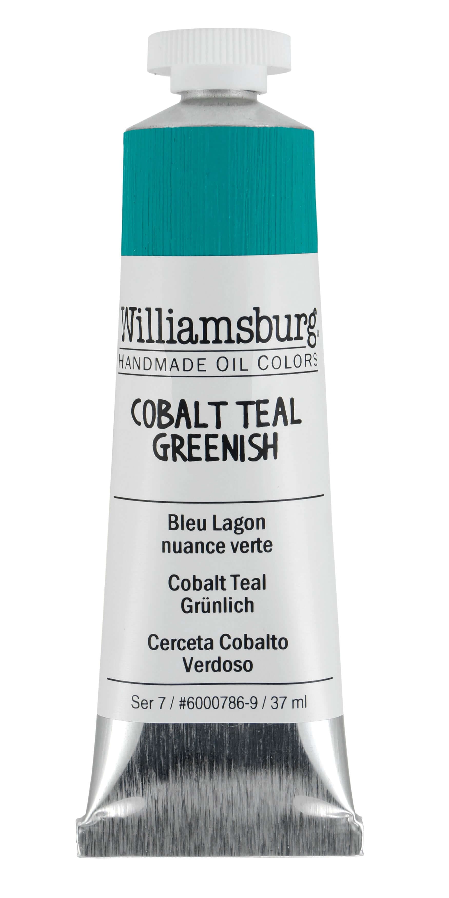 Williamsburg Oliemaling Cobalt Teal Greenish