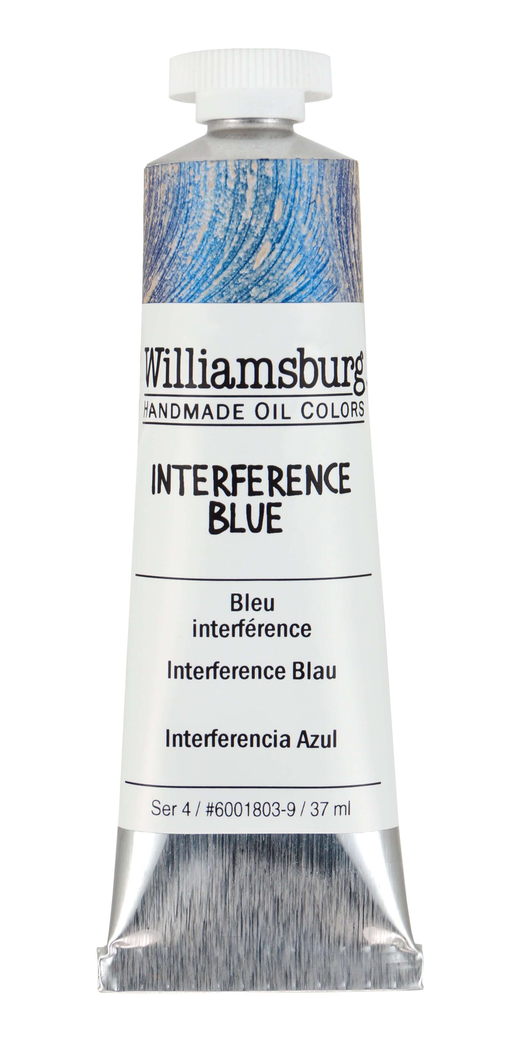 Williamsburg Oliemaling Interference Blue