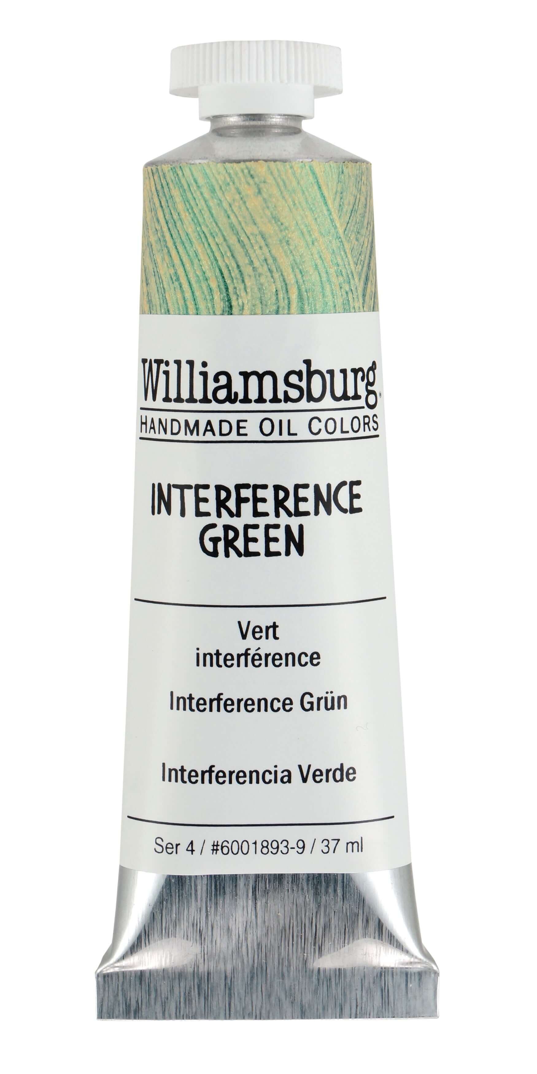 Williamsburg Oliemaling Interference Green
